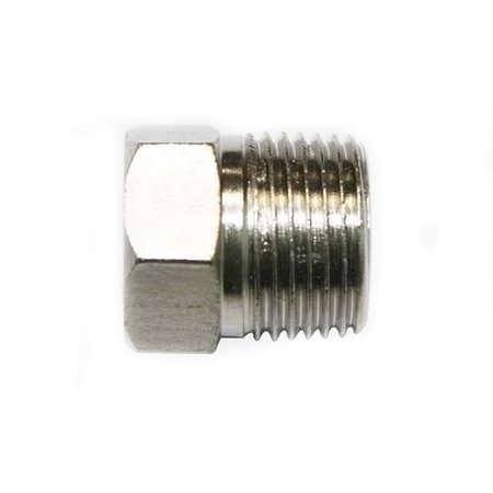 INTERSTATE PNEUMATICS Steel Hex End-Plug 3/8 Inch NPT Male FPP61S